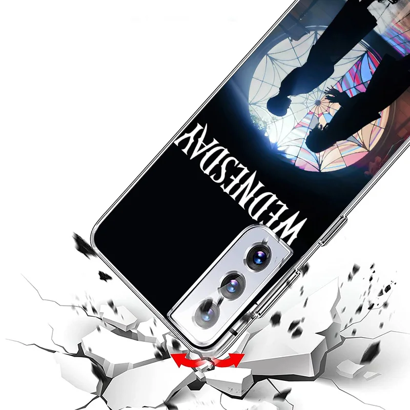 Kolmapäev Addams Phnoe Case for Samsung Galaxy Note 20 Ultra 10 Lite 9 8 M12 M21 M30S M31S M32 J4 J6 Pluss Ainulaadne Kaas Coque2