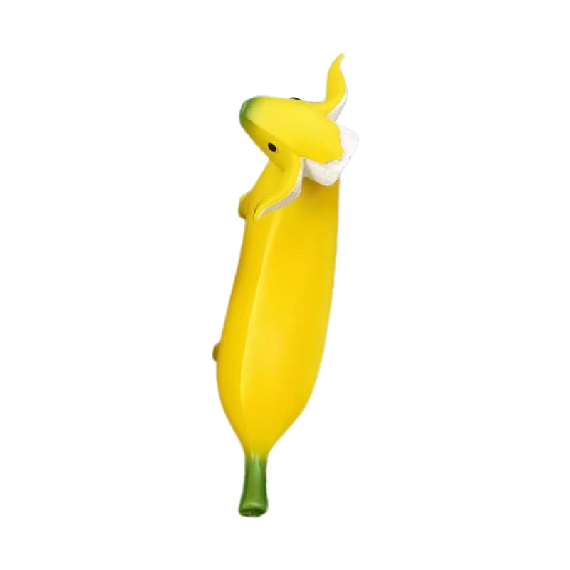 Banaan Koer Vaik Ornament Humoorikas & Charmings Simulatsiooni Banaan Koer Nukud Suiatble eest Laua Kaunistamiseks Kodu Bürood4