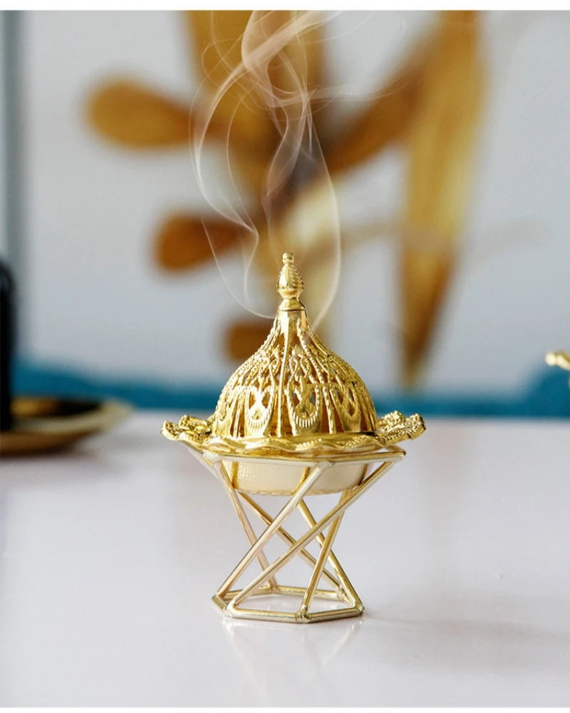 2 TK Kuld Viiruk Omanik Õrn Kodu Kaunistamiseks Viiruk Tealight Omaniku Indoor Temple Teenetemärgi4