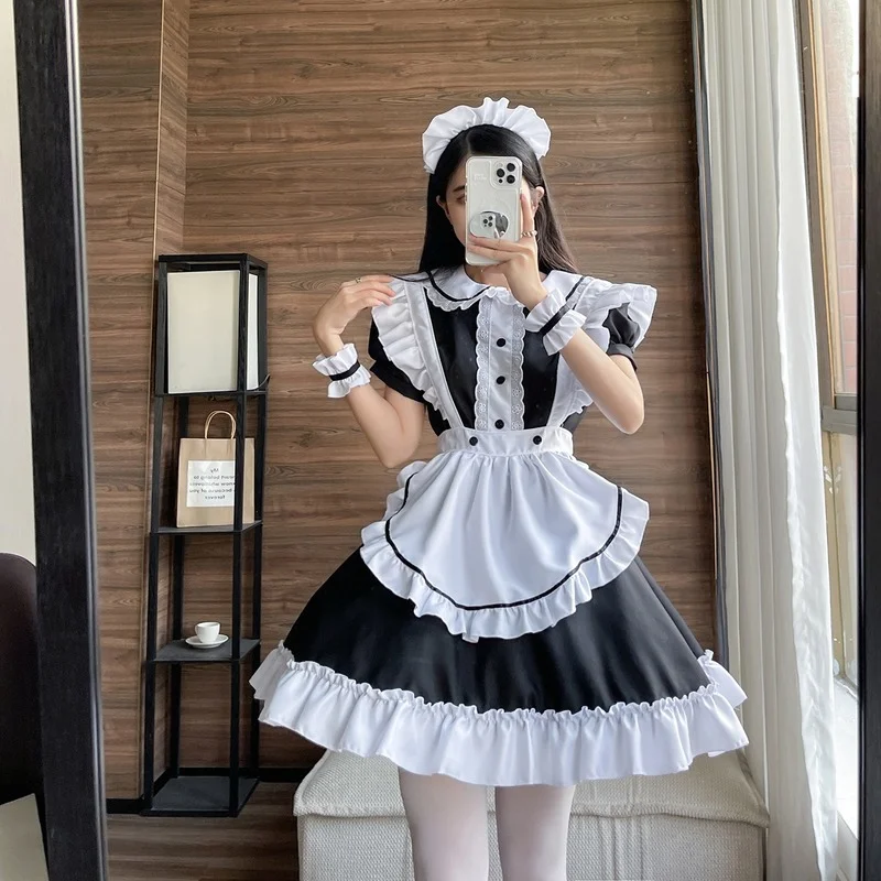 Jaapani Kawaii Lolita Tüdruk, Partei Vormiriietus Halloween Anime Cosplay Neiu Varustus Naiste Pool, Pluss Suurus Kleit, Põll Neiu Kostüümid5