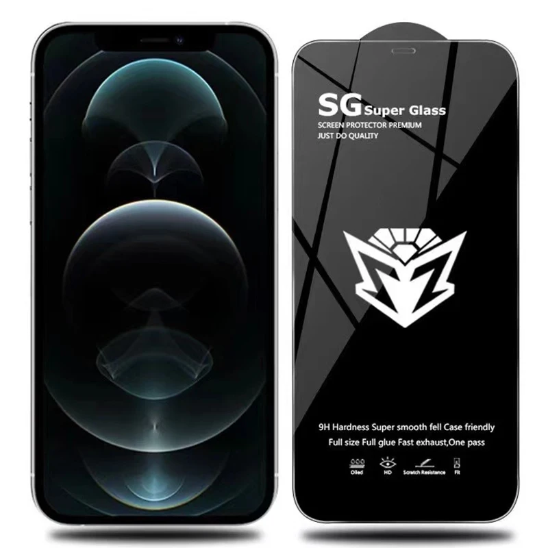 500pcs Super Karastatud Klaas Täielikult Katta Screen Protector Film Lisatasu iPhone 15 Pro Max 14 Pluss 13 Mini 12 11 XS-XR-X 8 7 SE1