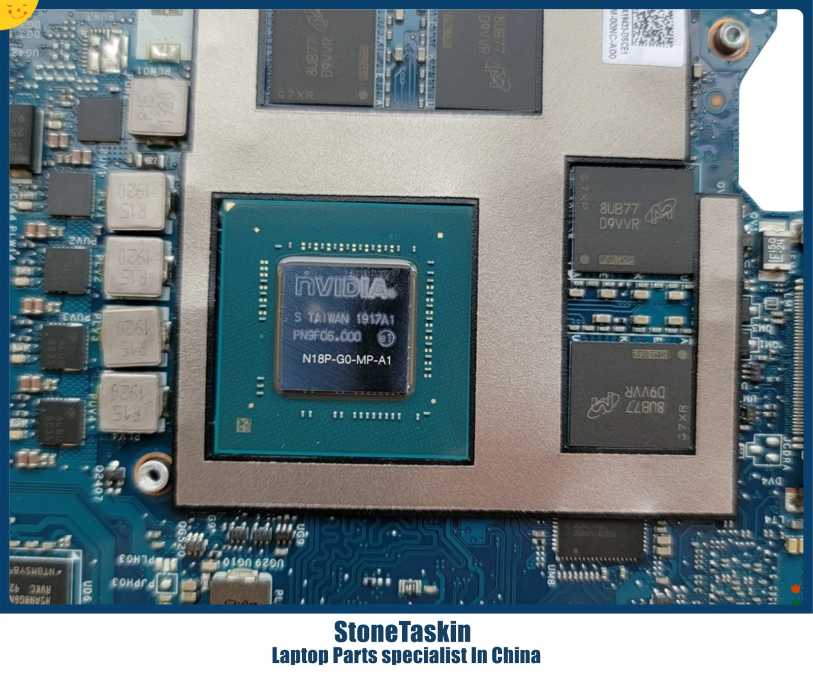 StoneTaskin Kasutada CN-0GC42Y LA-H551P Dell Alienware M17 R2 Sülearvuti Emaplaadi I7-9750H CPU GTX1650 4GB GPU 8GB RAM DDR4 GC42Y2