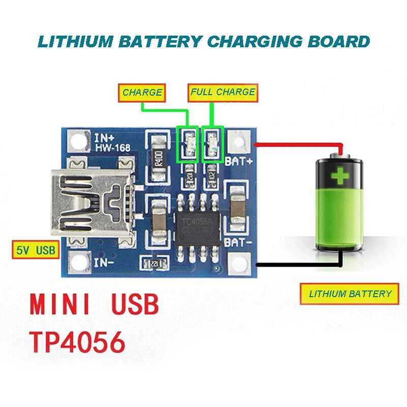 30pcs Mini TP4056 1A Lipo Aku Laadimine Lauad Laadija Moodulid Liitium Aku DIY Micro-USB-Laadimine Juhatuse Moodulid1