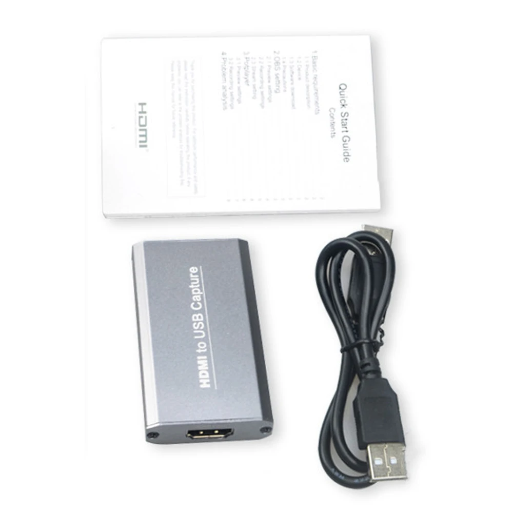 1080P 4K HDMI Video Capture Seade HDMI USB 2.0 Video Capture Card Viimane Mäng Diktofon HD Live Streaming PC PS4 Üks Xbox5