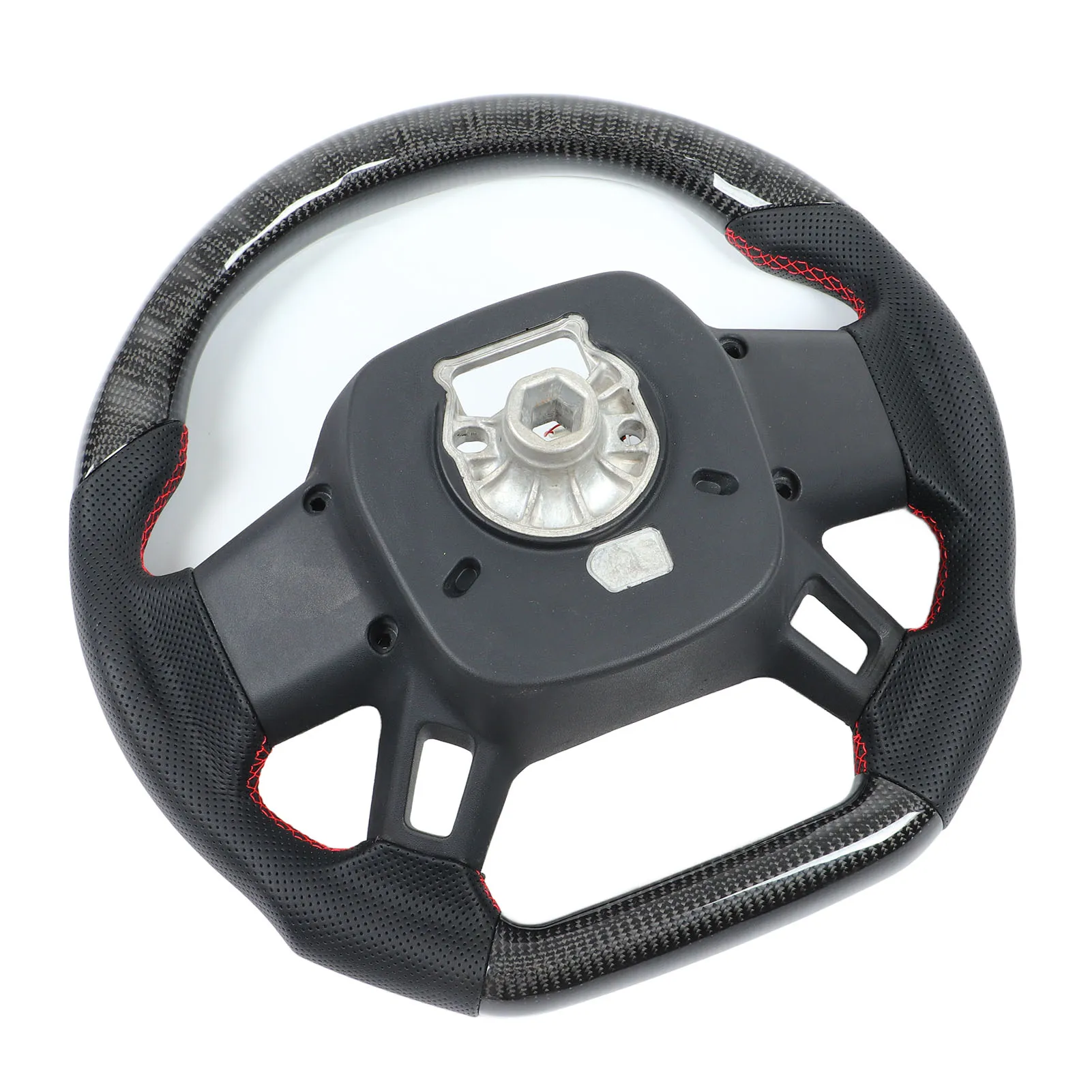 LED rooliratas Perforeeritud Nahkpolster Carbon Fiber Auto Rooli1