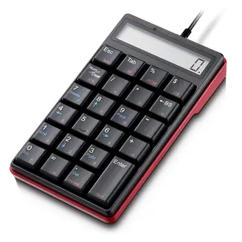 2 in 1 Numbriline Klaviatuur Klaviatuuri Kalkulaator 23-Key Portable Laptop Arvuti USB-Juhtmega Number Pad for Mac kontoritarvete