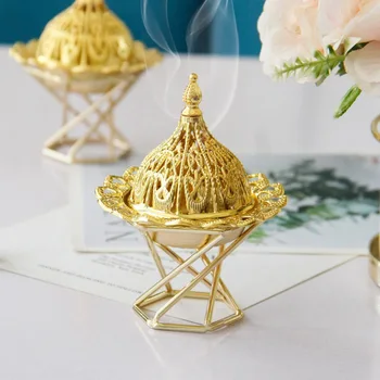 2 TK Kuld Viiruk Omanik Õrn Kodu Kaunistamiseks Viiruk Tealight Omaniku Indoor Temple Teenetemärgi