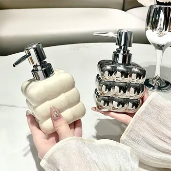 200ML Leibkonna käsihuuhde eraldi pudel Vajutage tüüpi emulsioon pudel Vannituba šampoon, dušigeel pudel