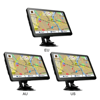 Auto GPS Navigaator Sisseehitatud Kõlar 7 Tolline HD Car-GPS Navigeerimine FM-Saatja Sat Nav USB-TF Austraalia Põhja-Ameerika Euroopa Kaart