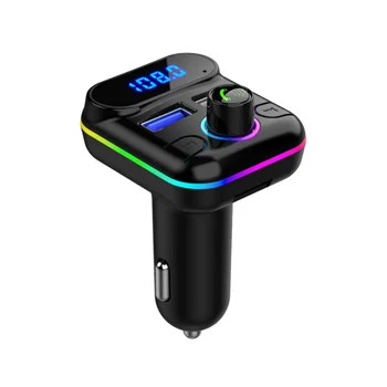 Auto Käed-Vabad-M33 Bluetooth-Compaitable 5.0 FM Saatja Dual USB Laadija Komplekt MP3-Mängija Disk Player