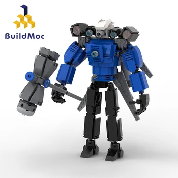 BuildMoc Skibidi Wc Uuendatud Super Titan Camerman Ehitusplokid Set Monster Jälgida Tellised, Mänguasjad, Laste Sünnipäeva Kingitus