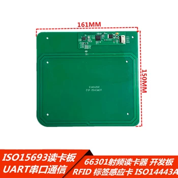 CLRC66301 Kaardi Lugemine Moodul IC-Kaardi Lugemise ja Kirjutamise Induktsiooni Tag, RFID, RF 15693 Serial Port Arengu Pardal