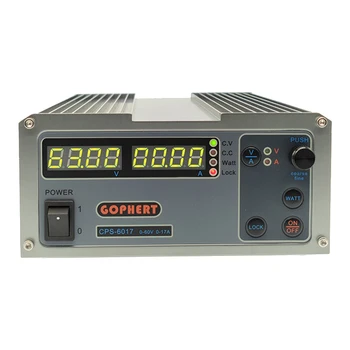 CPS-6017 Uuendatud Versiooni, 1000W 0-60V/0-17A,High Power Digitaalne Reguleeritav DC Toide 220V CPS6017
