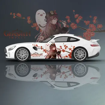 Genshin Mõju Hu Tao anime Auto kleebised ita auto tuning, racing vinüül decal wrap pool graafika auto decal kleebis