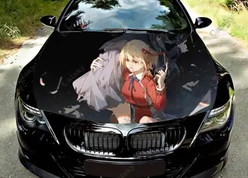 Jaapani Anime Lycoris Tagasipõrge Auto Kapuuts Vinüül Kleebised Wrap Film Mootori Kate Kleebised Kleebise Universaalne Auto Kapuuts Kaitsekile
