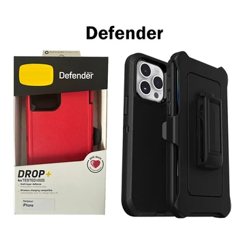 Koos Klamber Saarmas Tüüp Defender Seeria Kast iPhone11 Case For iPhone 12 13 Pro Max 14 Pro Max Puhul Paketi