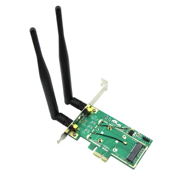 Mini PCI-E Töölauale PCIe Adapter Kaardi Traadita Võrgu Kaart WiFi Converter