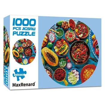 Raamatu Pusle 1000 Tükki Puzzle Mänguasi Täiskasvanutele Delikatess Pusle Ring Puzzle Hariduslik Mänguasi Jõulud Kingitus Mänguasi P450