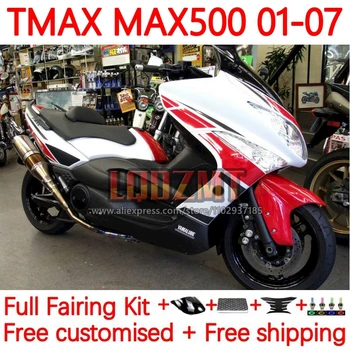 T-MAX500 Jaoks YAMAHA MAX500 TMAX T-MAX 500 TMAX500 2001 2002 2003 2005 2006 2007 01 02 03 04 05 06 07 lucky valge Raam 48No.27