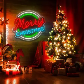 Häid Jõule Neon Märke, Seina Decor Häid Jõule Neoon Valguse Märk, LED Seina Märke Kodu Kaunistamiseks Siseruumides Lapsed Kingitusi