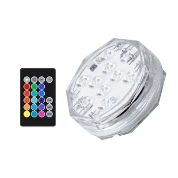 IP68 Veekindel RGB-Multi-Värvi Kaugjuhtimispult Äraveo Tassi Veealused LED Night Light Veealuse Lambi Bassein Tiigi Poole