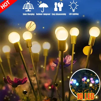 Tasuta õhuvedude solar LED veekindel firefly kerge väljas hoovis terrass, aias dekoratiivne light muru kerge maastiku kerge
